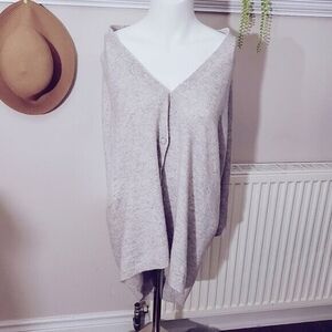 Dean & White 100٪ Pure Cashmere Shawl Multi Way Sweater